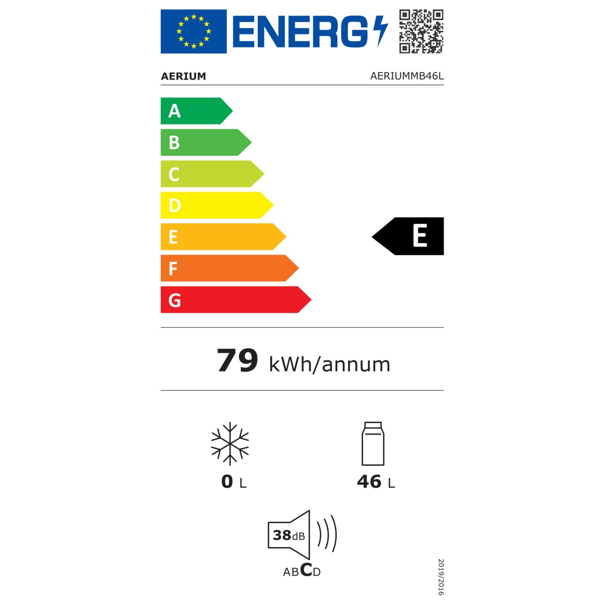 AERIUM MB46L mini hűtőszekrény