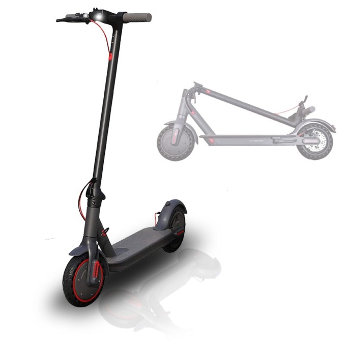 AERIUM AOVO ES80 elektromos roller, fekete
