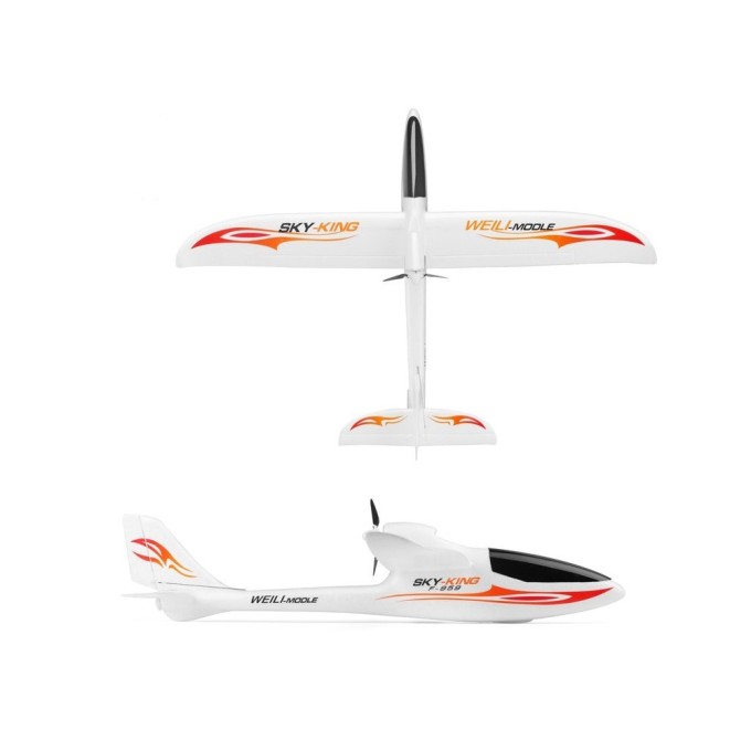 RC légi járművek S-IDEE SKY-KING red