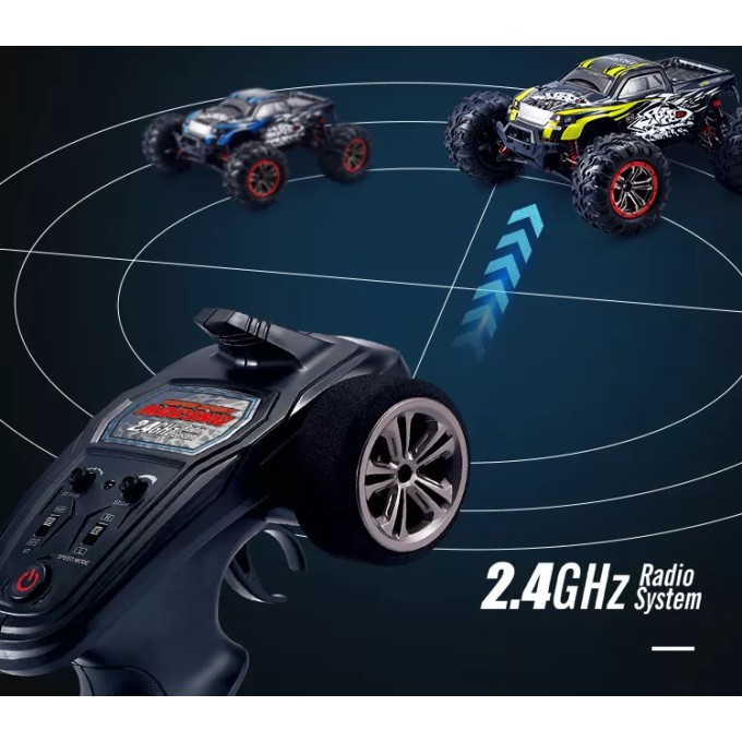 AERIUM HOSHI SPEED off-road RC autó (1:10) sárga - 2 akkumulátorral