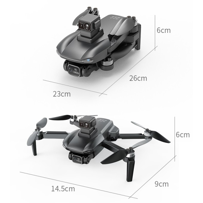 AERIUM MAX 108 LASER 4K Dual Camera GPS drón - 3 akku
