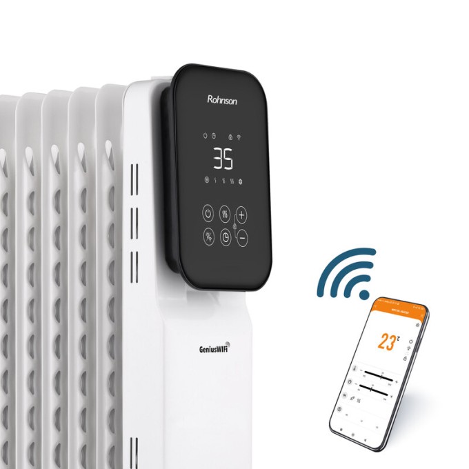 Olajradiátor Rohnson R-2511-23 Genius Wi-Fi