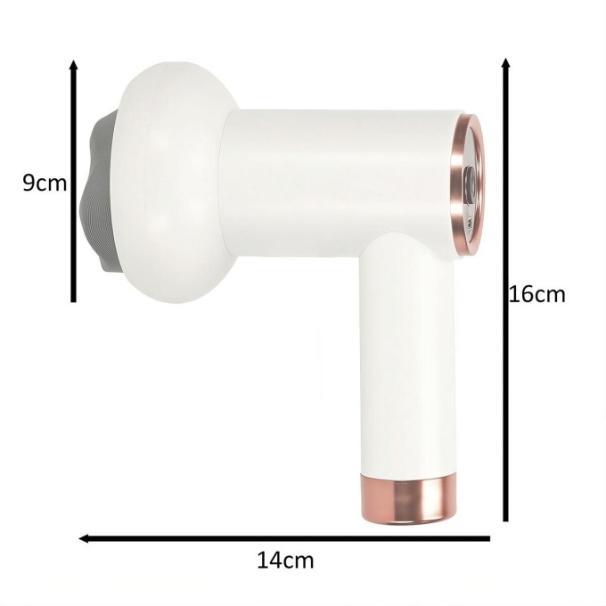 Masszázspisztoly AERIUM SL-630 - 5 tartozékkal
