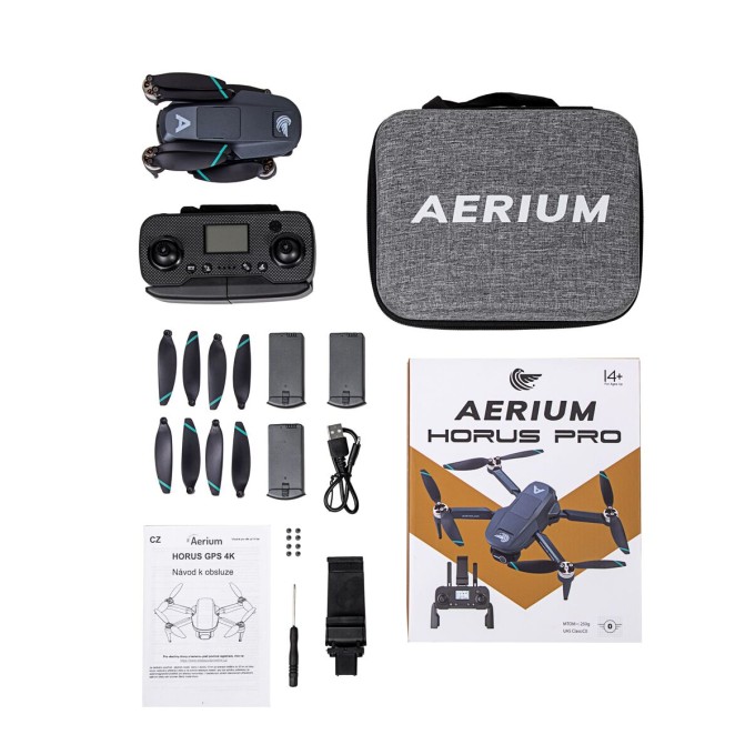 AERIUM HORUS PRO GPS 4K drón - 3 akku