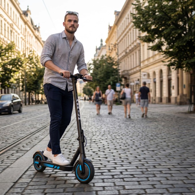 AERIUM MaxRide T500 elektromos roller, kék