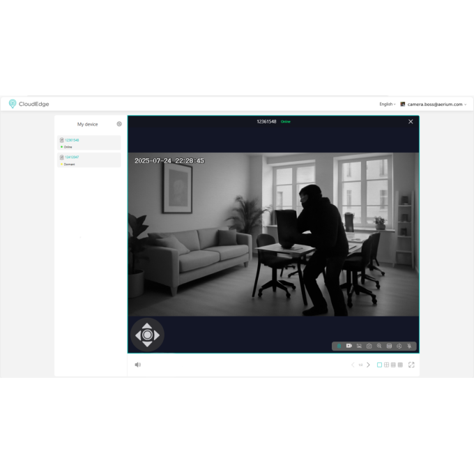 Biztonsági kamera AERIUM Zooma 25F